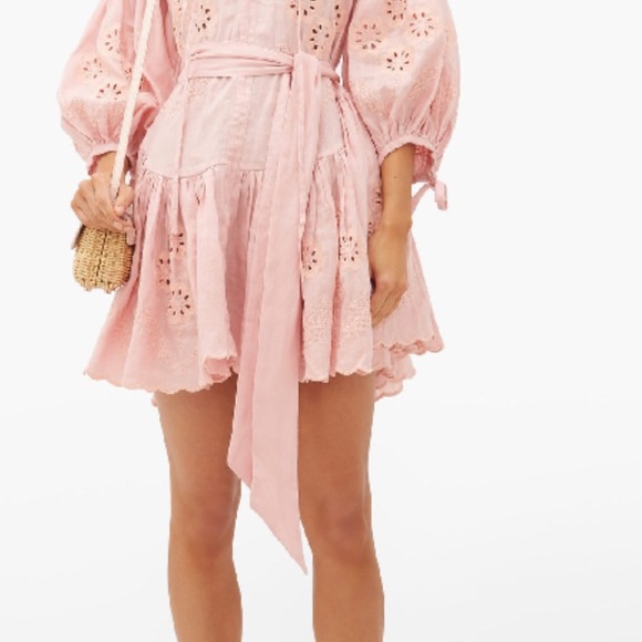 INNIKA CHOO Mini Frill Meg Nettick dress in Candy Floss color, size 0. NWT - Picture 4 of 16